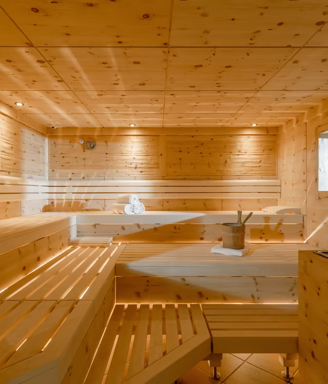 Innenansicht Kräutersauna Hotel Sonnenhof