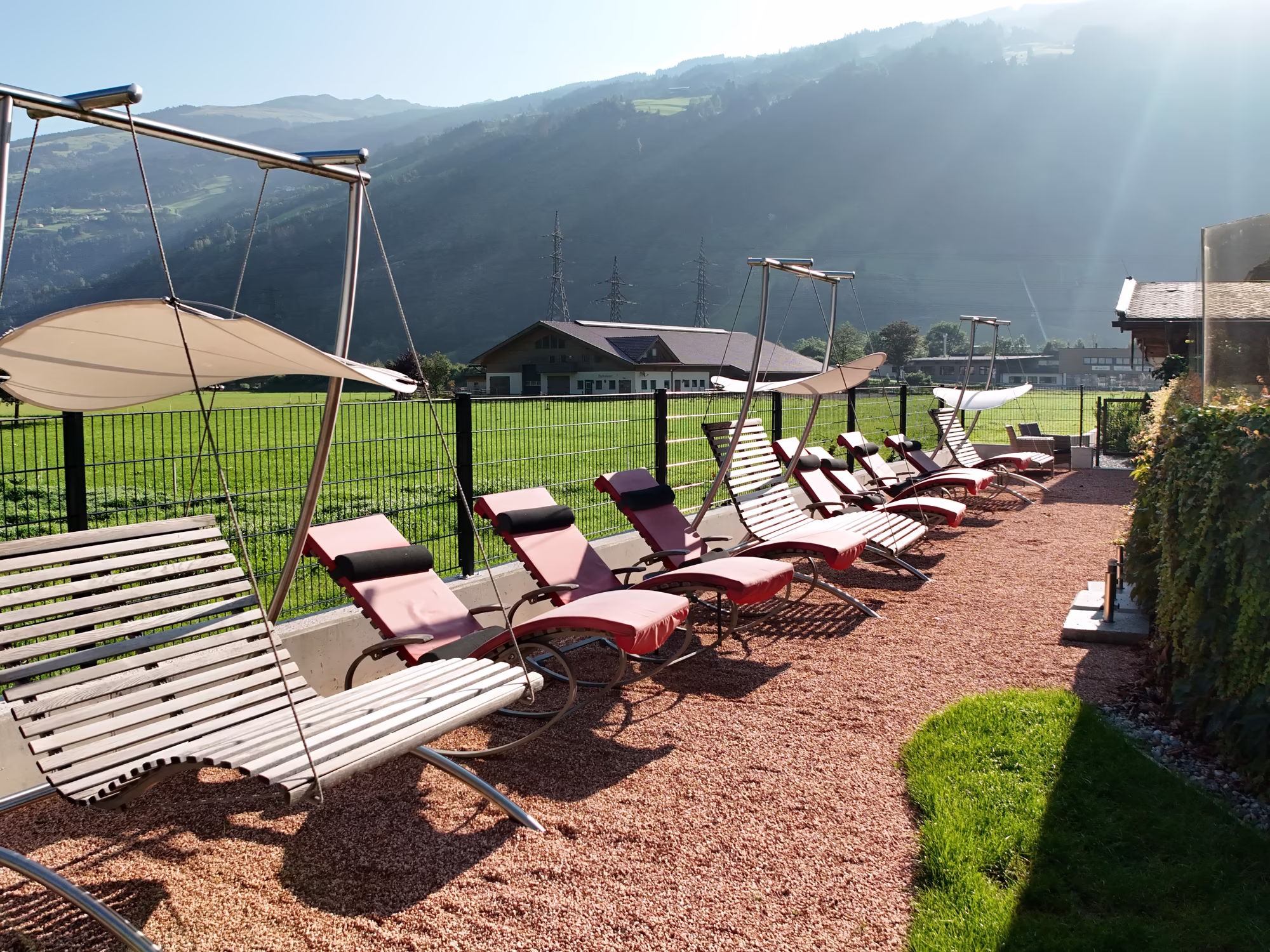 Sonnige Liegefläche