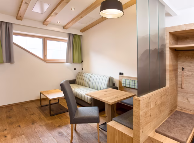 Wohnraum in der Superior Suite im Landhaus Sonnenhof